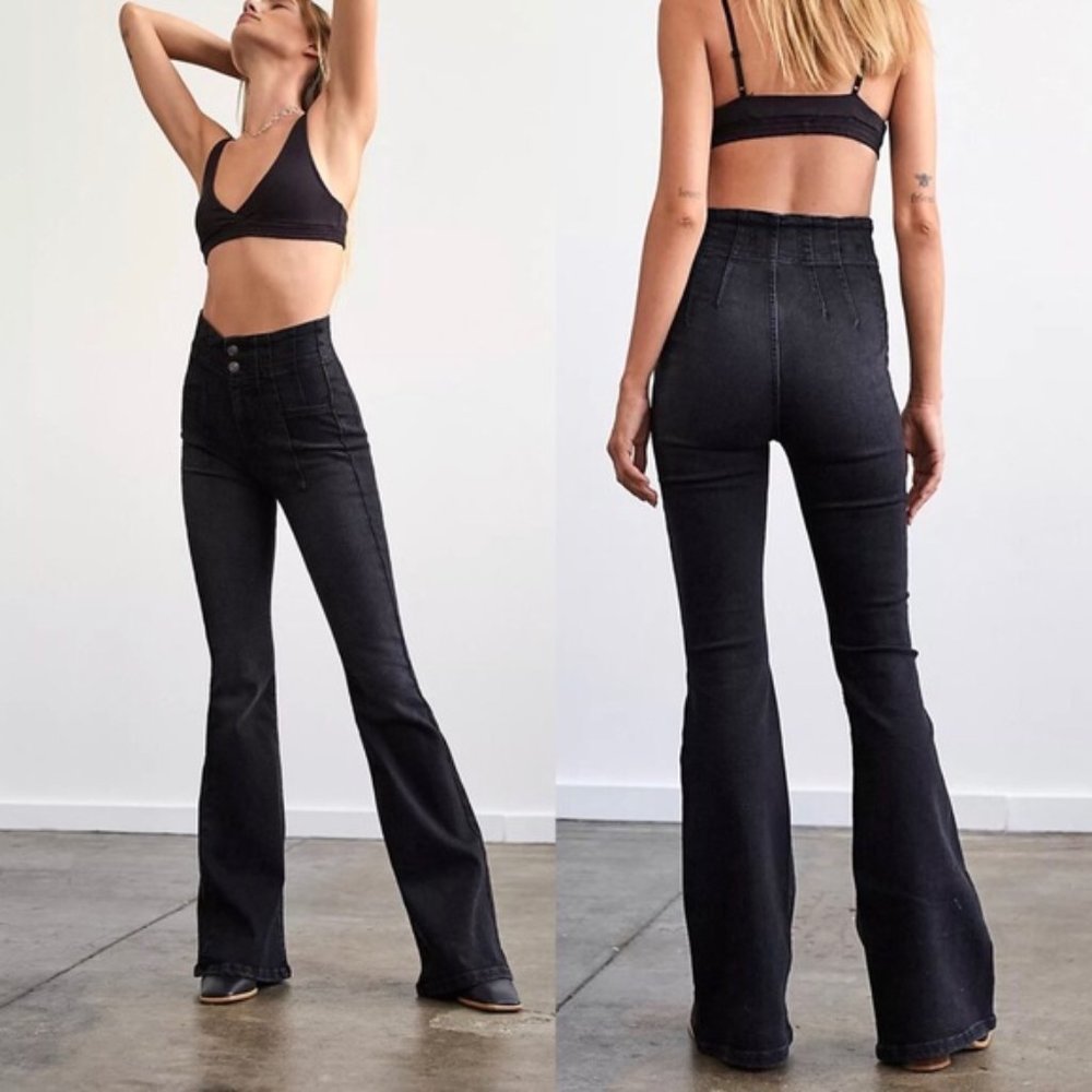 Free People Jayde High-Rise Flare Jeans NWOT